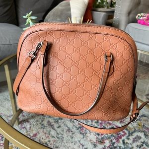 Gucci Guccissima Dome Satchel Bag
